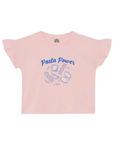 Bonton Mini Girls' Trendy T-shirt In Pink