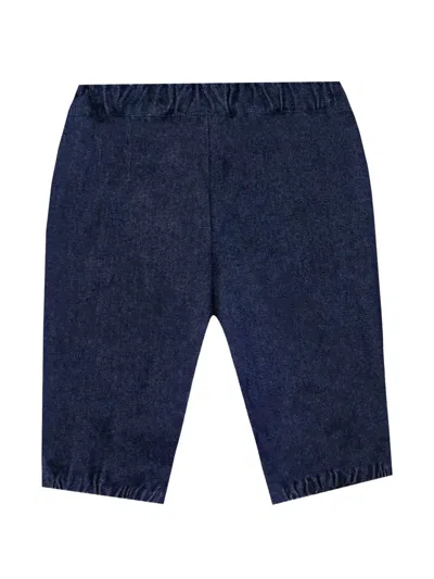 Bonton Babies' Miscotte Embroidered-heart Jeans In Blue