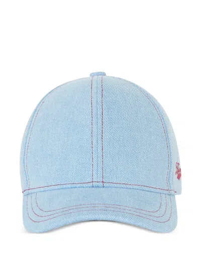 Bonton Kids' Mycap Denim Cap In Blue