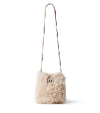 Bonton Pitou Crossbody Bag In Beige