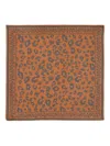 Bonton Printed Scarf In Brown