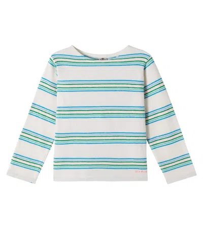Bonton Kids' Striped Cotton Jersey Top In Multi