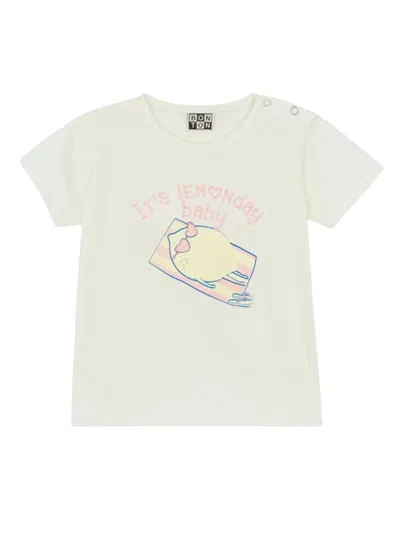 Bonton Kids'  T-shirt In White