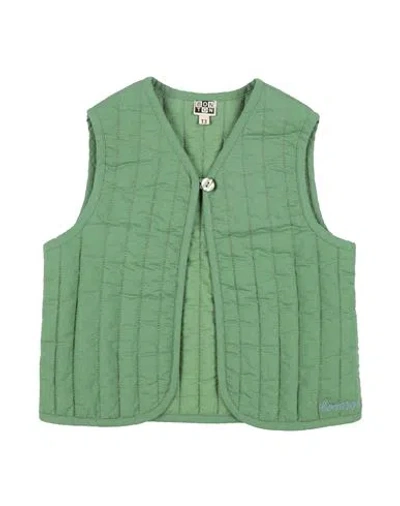 Bonton Kids'  Toddler Girl Vest Green Size 6 Cotton