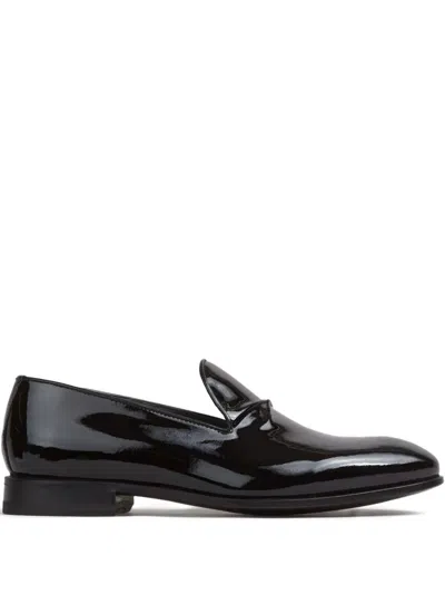 BONTONI BARONE TUX LEATHER LOAFERS