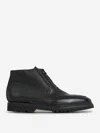 Bontoni Campagna Lace-up Boots In Black