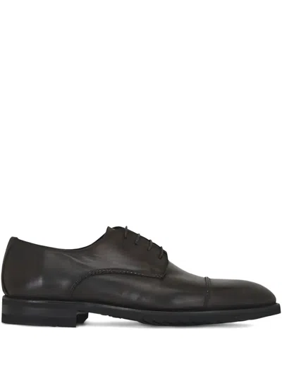 Bontoni Lace-up Oxford Shoes In Black