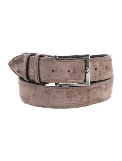 Pre-owned Bontoni Leather Belt In Brown