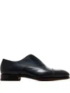 Bontoni Leather Derby Shoes In Black