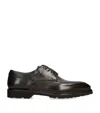 Bontoni Leather Eroico Derby Shoes In Brown
