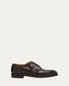 Bontoni Men's Artistico Leather Double-monk Strap Loafers