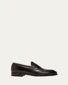Bontoni Men's Principe Leather Penny Loafers In Testa Di Moro