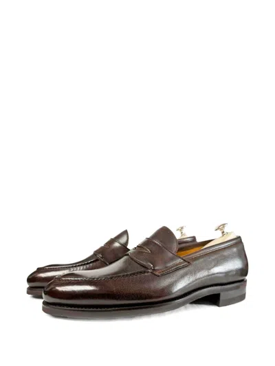 Bontoni Principe Penny Loafers In Brown