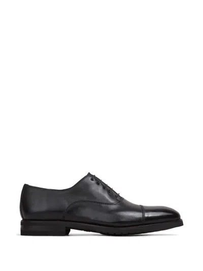 Bontoni Savoia Leather Shoes In Black