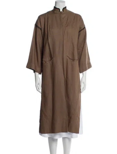 Pre-owned Bonwit Teller Coat In Brown