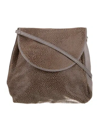 Pre-owned Bonwit Teller Leather Shoulder Bag In Brown