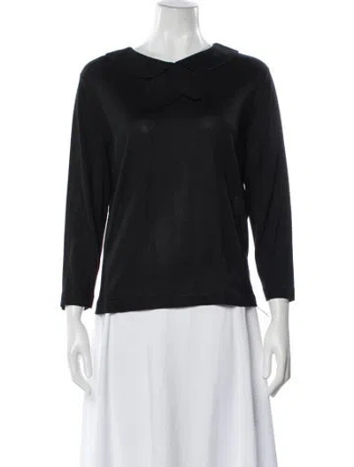 Pre-owned Bonwit Teller Vintage 1970's Top In Black