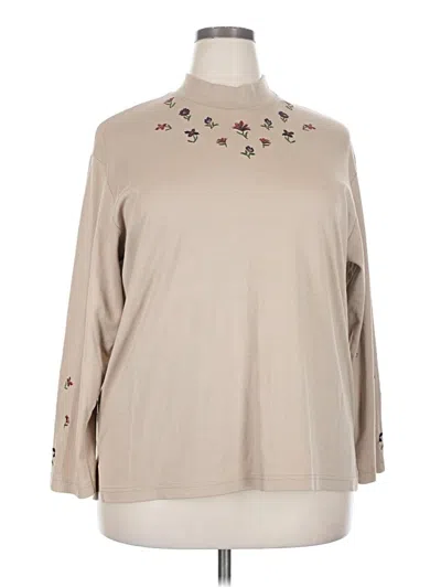 Pre-owned Bonworth Long Sleeve Turtleneck In Brown