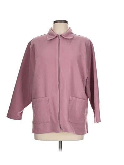 Pre-owned Bonworth Zip Up Hoodie In Pink