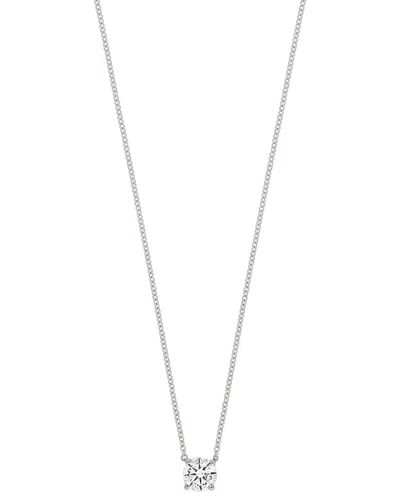 Bony Levy Audrey 14k Gold Diamond Solitaire Pendant Necklace In 14k White Gold