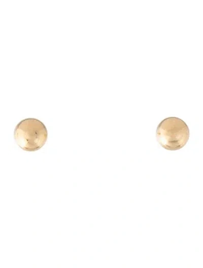 Pre-owned Bony Levy 14k Ball Stud Earrings In Multicolor