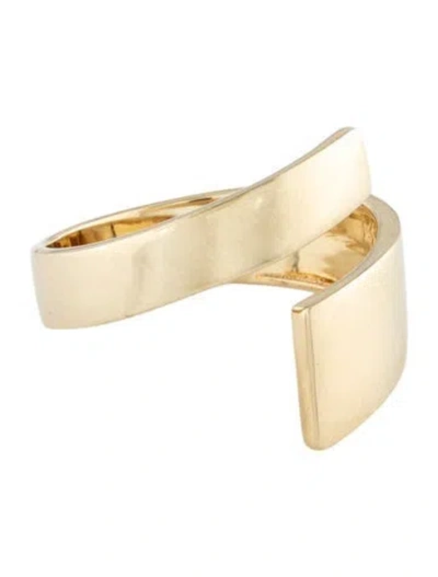Pre-owned Bony Levy 14k Bypass Ring In Multi