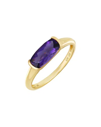 Bony Levy 14k Color 14k 1.20 Ct. Tw. 1 Amethyst Stackable Ring In Gold