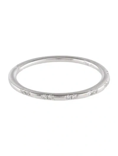 Pre-owned Bony Levy 14k Diamond Station Band In Multi