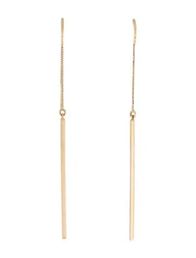 Pre-owned Bony Levy 14k Ear Threader In Multicolor