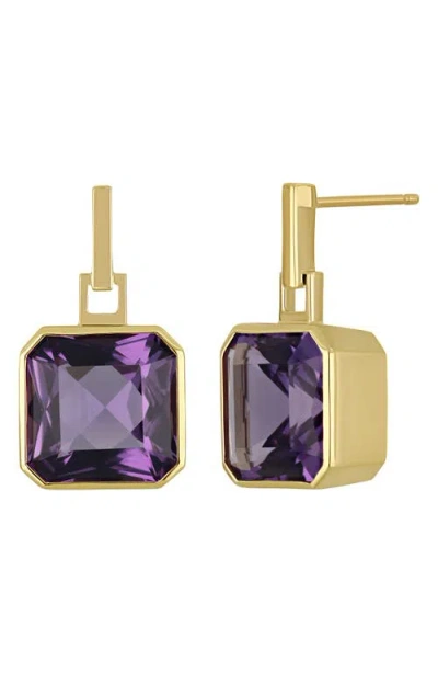 Bony Levy 14k Gold Amethyst Stud Earrings