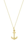 Bony Levy 14k Gold Anchor Pendant Necklace
