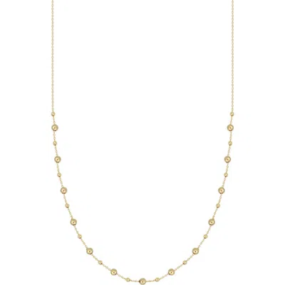 Bony Levy 14k Gold Ball Bead Chain Necklace