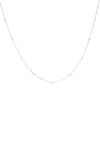 Bony Levy 14k Gold Ball Bead Chain Necklace In 14k White Gold