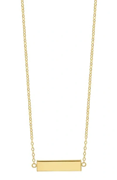 Bony Levy 14k Gold Bar Pendant Necklace In 14k Yellow Gold