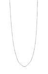 Bony Levy 14k Gold Bar Station Chain Necklace In 14k White Gold