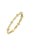 Bony Levy 14k Gold Bead Station Stackable Ring In 14k Yellow Gold