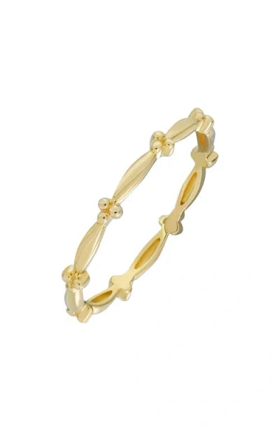 Bony Levy 14k Gold Bead Station Stackable Ring In 14k Yellow Gold