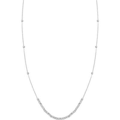 Bony Levy 14k Gold Beaded Chain Necklace
