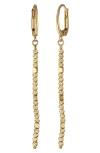 Bony Levy 14k Gold Beaded Linear Drop Earrings In Gold