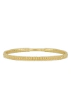 Bony Levy 14k Gold Beaded Links Bangle Bracelet