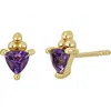 Bony Levy 14k Gold Blc Semiprecious Stone Stud Earrings