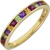 Bony Levy 14k Gold Blue Topaz Ring In 14k Yellow Gold - Mix Stones