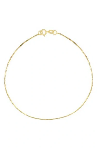 Bony Levy 14k Gold Box Chain Bracelet
