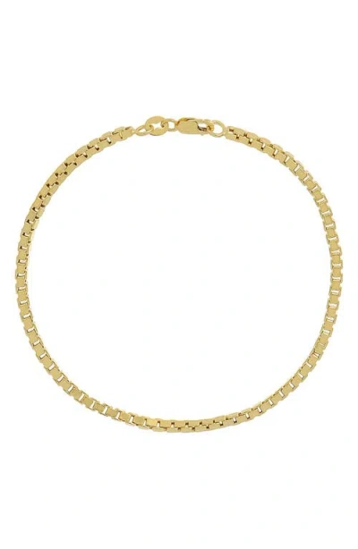 Bony Levy 14k Gold Box Chain Bracelet In 14k Yellow Gold