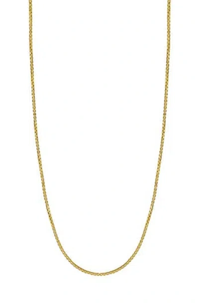 Bony Levy 14k Gold Box Chain Necklace In 14k Yellow Gold