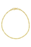 Bony Levy 14k Gold Box Figaro Chain Bracelet In Gold