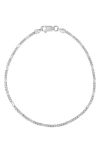 Bony Levy 14k Gold Box Figaro Chain Bracelet In Metallic