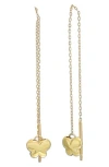 Bony Levy 14k Gold Butterfly Threader Earrings In 14k Yellow Gold