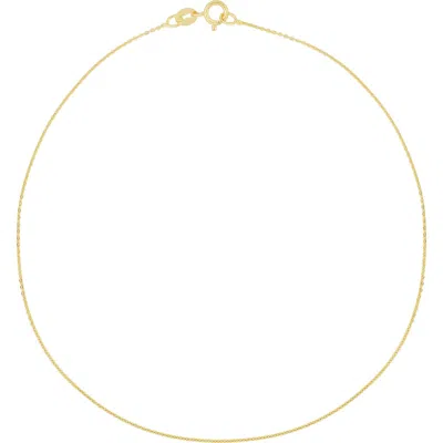 Bony Levy 14k Gold Cable Chain Anklet