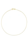 Bony Levy 14k Gold Chain Anklet In 14k Yellow Gold